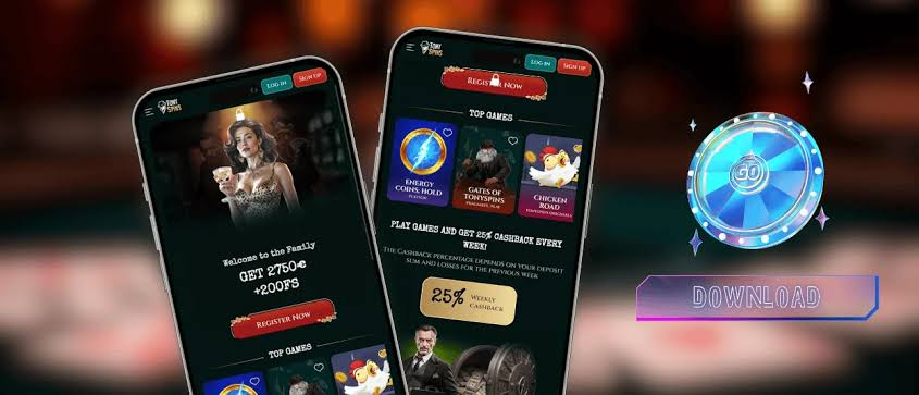 TonySpins Casino App-Screenshot